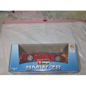 Bmw Z8 Red Convertible 1:18