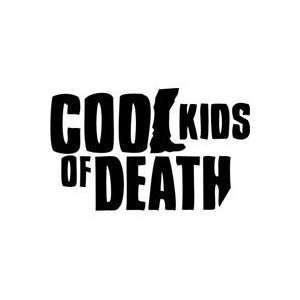  COOL KIDS OF DEATH BAND WHITE LOGO DECAL STICKER 