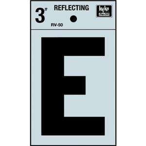  Hy Ko Prod. RV 50E 3 Reflecting Letters (Pack of 10 