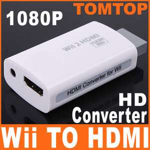 1080P 720P HD Wii to HDMI Converter Output Upscaling Adapter  