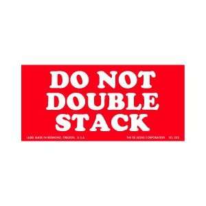  Do Not Double Stack Labels 2 X 4, scl 222, 500 per roll 