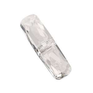  Swarovski Crystal #5534 Column Bead 19x5mm Crystal Silver 