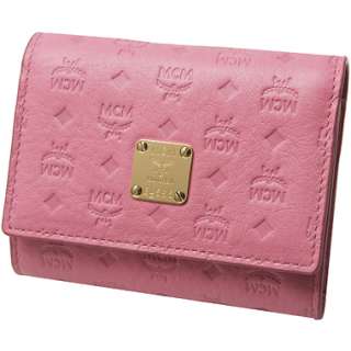 2011 S/S] MCM EVA Small Trifold Wallet Purse Pink  