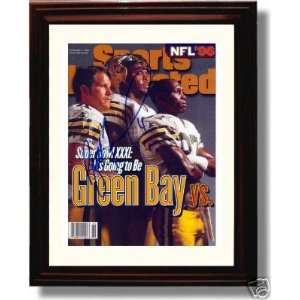  Framed Bret Favre Super Bowl Preview Sports Illustrated 