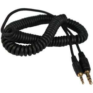 3.5mm to 2.5mm Stereo Coiled AUX Cable (Male to Male) for 