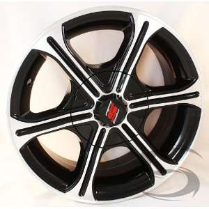   14 x 5.5 Black Machined Aluminum T05 Trailer Wheel 5x4.50: Automotive