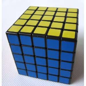  ShengShou 5x5x5 6.5cm V III Speed Cube Puzzle Black Toys 