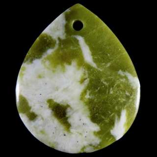 pretty natural lemon jasper pendant bead stone e1274  