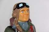 RC airplane parts pilot model WWII 1/6 Brown and Green  