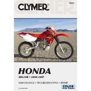    CLYMER REPAIR/SERVICE MANUAL HONDA XR650R 00 07 Automotive