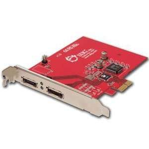 SIIG eSATA II PCIe Pro RAID Controller. PRO RAID 2CH ESATA II PCIE X1 