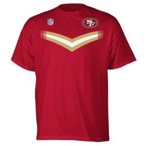  San Francisco 49ers Youth V Stripe T Shirt: Sports 