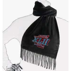  BFor Betsy Super Bowl XLII Cashmere and Crystal Scarf 