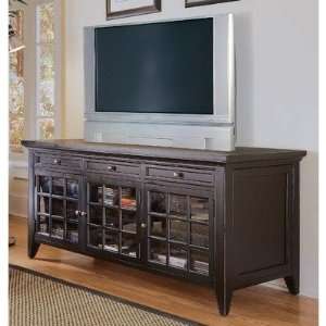  Transitional Black 65 Entertainment Stand