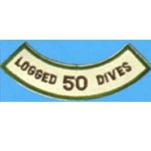  Logged 50 Scuba Dives Patch: Sports & Outdoors