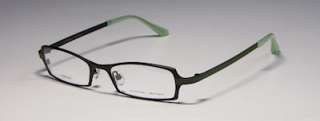 NEW PRODESIGN DENMARK 1349 49 17 TITANIUM BLACK/GREEN EYEGLASSES 