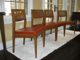   of Four Vintage Danish Modern DINING CHAIRS Mid Century Modern  