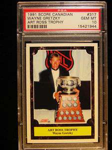 1991 Score Wayne Gretzky #317 PSA 10 GEM MINT *1445  
