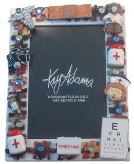 Profession Themed 5x7 Picture Frame Hand Made by Kay Adams  