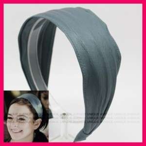 FAUX LEATHER HEADBAND WIDE HAIR BAND ACCESSORY HB1533  