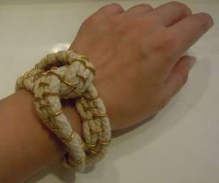 COLDWATER CREEK KNOTTED ROPE BRACELET NWT RET $34.95  