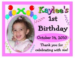 15 FIRST 1ST BIRTHDAY PARTY FAVORS PHOTO MAGNETS  