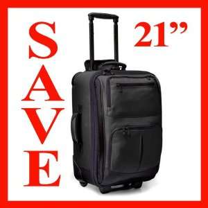  Rick Steves 21 Roll Aboard Bag Black Suitcase Case 