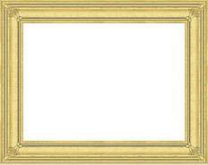 GOLD LEAF WOOD READY MADE FRAME FOR 16x20 CANVAS ART  