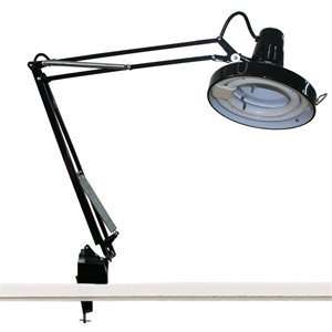  Grandrich FI 745 BLK CFL 2 Light Swingarm Desk Lamp: Home 