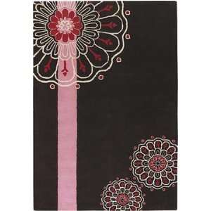  Chandra   Dharma   DHA 7523 Area Rug   5 x 76   Black 