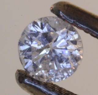 loose .31ct round diamond 4.17 x 2.54mm I2 H vintage estate antique 
