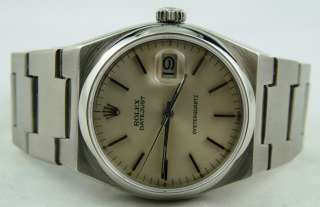  Datejust OysterQuartz Stainless Steel Mens Silver Dial 17000  