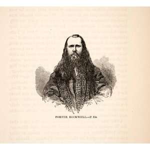  1869 Wood Engraving (Photoxylograph) Portrait Orrin Porter 