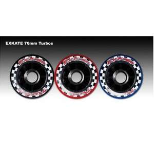  eXkate 76mm 78a Turbo Longboard Wheels Purple: Sports 