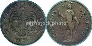 Massachusetts Cent, 1787  