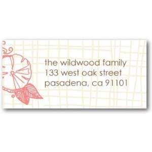  Holiday Return Address Labels   Traced Wreath: Girl By 