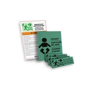  Infant Evacuation Signage Kit  Foundations Baby