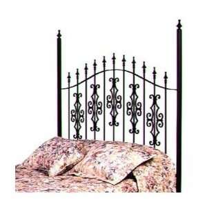 Gothic Gate Headboard Only Metal Finish: Antique Bronze, Size: Twin