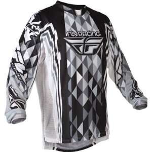  Fly Racing 2012 Kinetic Jersey Black/Gray X large: Sports 
