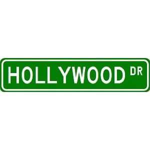  6X24 HOLLYWOOD Street Sign ~ Custom Street Sign 
