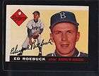 1955 Topps Ed Roebuck 195 Brooklyn Dodgers  