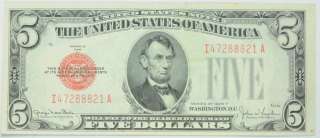 1928 UNITED STATES $5 FIVE DOLLAR LT BILL SMALL NOTE PAPER CURRENCY 