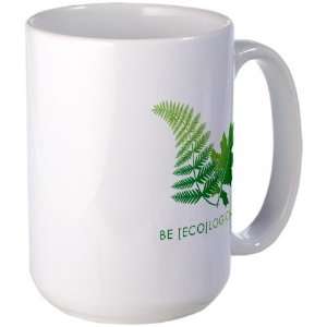  Be EcoLogical   Leaves Nature Large Mug by  