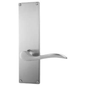   Height Rectangular Sideplate Brass Modern Privacy Entry Set 8213