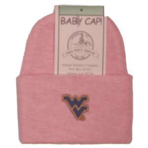  WVU Newborn Baby Hat  Pink: Baby