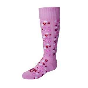  Hot Chillys Kid Heart Dance Sock L (Fits Shoe Size 4 7 