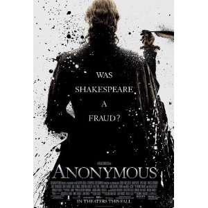    Anonymous 27 X 40 Original Theatrical Movie Poster 