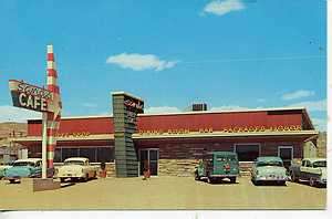 ROCK SPRINGS WYOMING 1950s CARS WILLYS RESTAURANT PC  