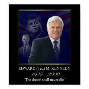  Edward Kennedy with Jack and Bobby Posters