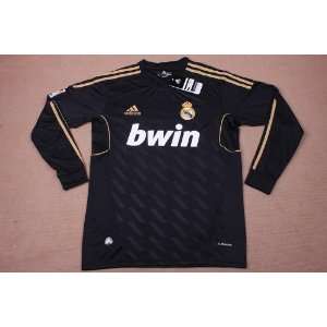  BRAND NEW REAL MADRID 2011 / 2012 LONG SLEEVE AWAY JERSEY 